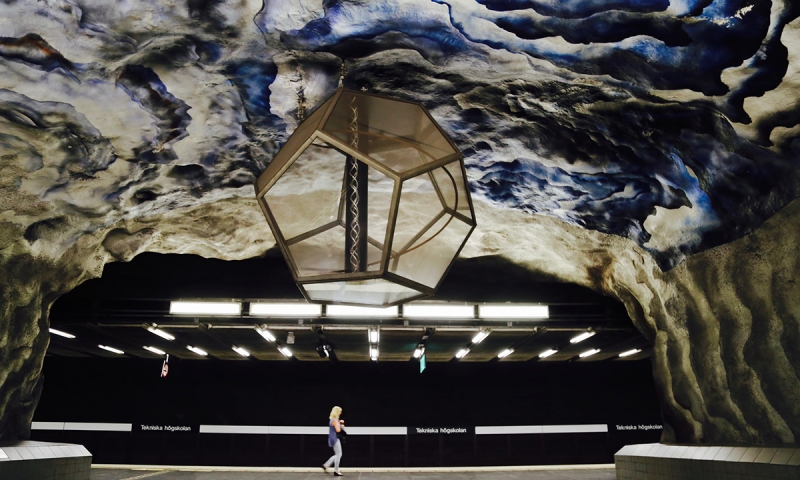 Метро в Стокгольме