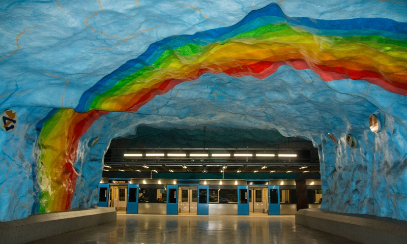 Метро в Стокгольме