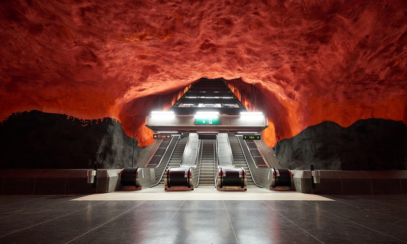 Метро в Стокгольме